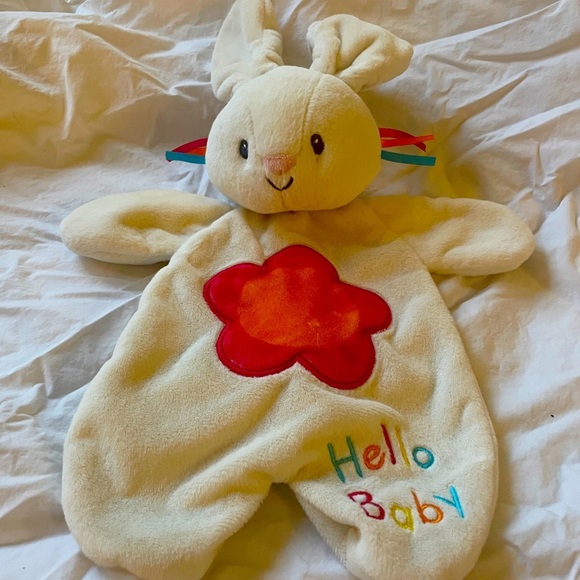 Gund Other - Baby Gund Rabbit Lovey “Hello Baby”’ Stuffed Animal Toy Plush Sensory Nursery